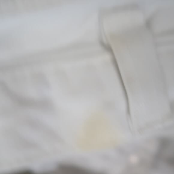 Vintage 90s Lee Cream Khaki Denim High Rise Jean Shorts 32" - Picture 5 of 5